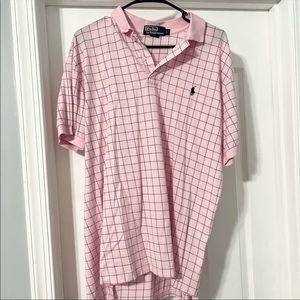 Polo by Ralph Lauren Giolf Shirt Pink Large